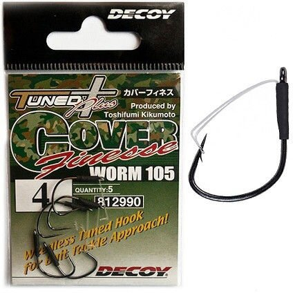 Гачок Decoy Worm 105 Cover Finesse 