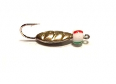 Мормышка свинцовая Жук (белая)