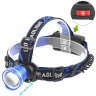 Фонарь налобный Police XQ-24-T6, 2x18650, ЗУ 220V/12V, signal light, zoom, Box