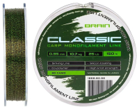 Леска Brain Classic Carp Line (3D camo) 300m 0.33mm 22lb 10.0kg