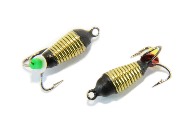 Вольфрамовий "чортик з вушком рифлений золото" 3мм