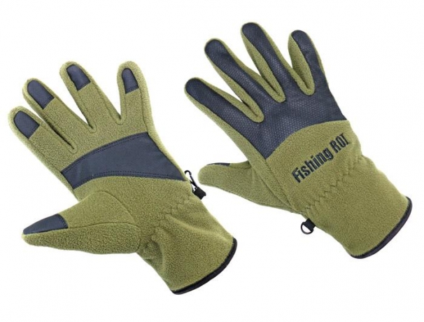 Перчатки флисовые Fishing ROI Оlive Fleece gloves
