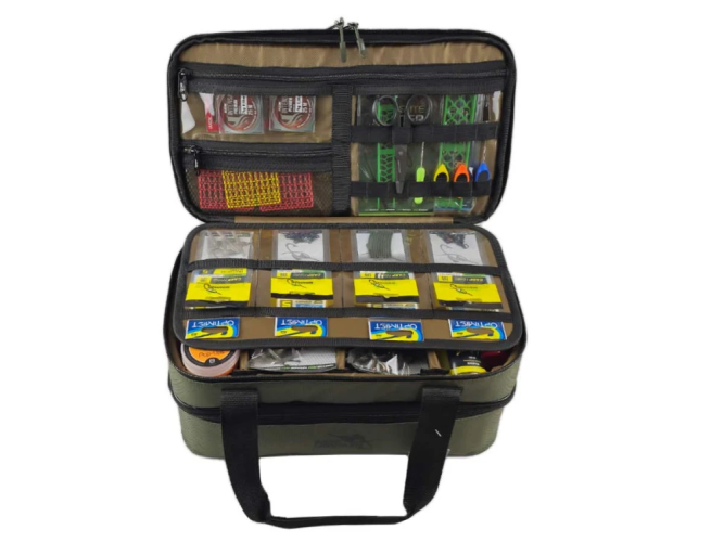 Двойная сумка с поводочницей Multi-Bag Double для аксессуаров и кормушек