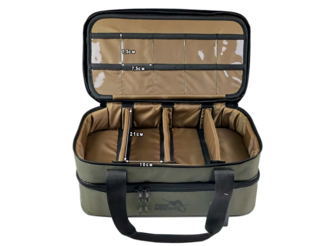 Двойная сумка с поводочницей Multi-Bag Double для аксессуаров и кормушек