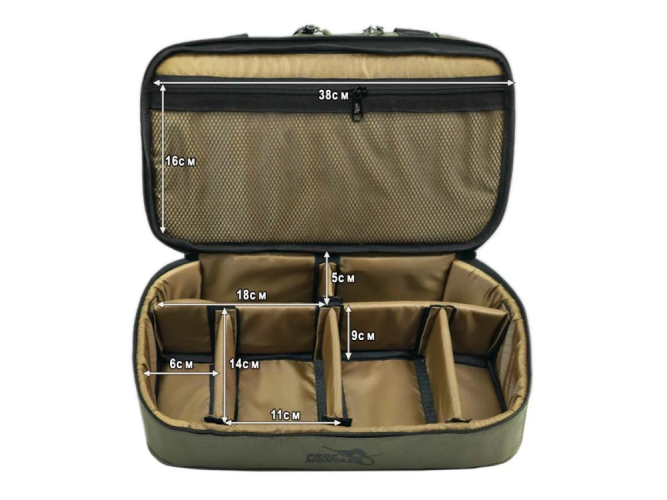 Двойная сумка с поводочницей Multi-Bag Double для аксессуаров и кормушек