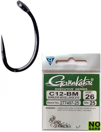 Крючок Gamakatsu C12 Barbless