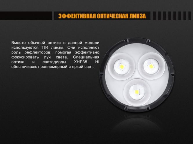 Фонарь Fenix FD65 Cree XHP35 HI LED