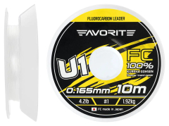 Флюорокарбон Favorite U1 FC 10m #1.0/0.165mm 4.2lb/1.92kg