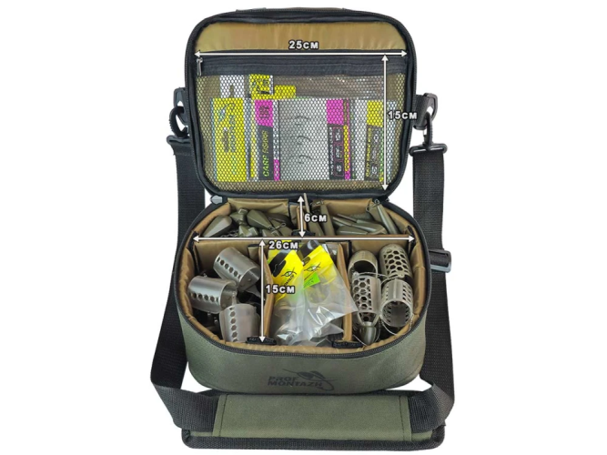 Підвійна сумка з повідочницею Double-Bag Mini