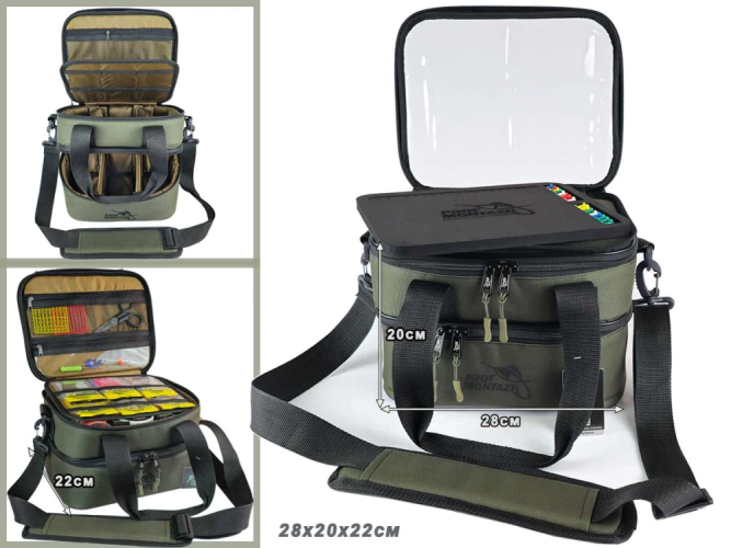 Підвійна сумка з повідочницею Double-Bag Mini