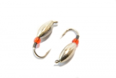 Блешня вольфрамова Насіння з петелькою 3.5мм (срібло)