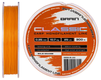 Леска Brain Classic Carp Line (solid orange) 300m 0.35mm 25lb 10.7kg