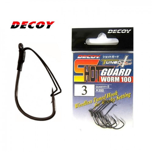 Крючок Decoy Shot Guard Worm 100 