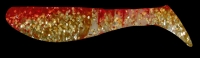 RED, CLEAR-GOLD GLITTER