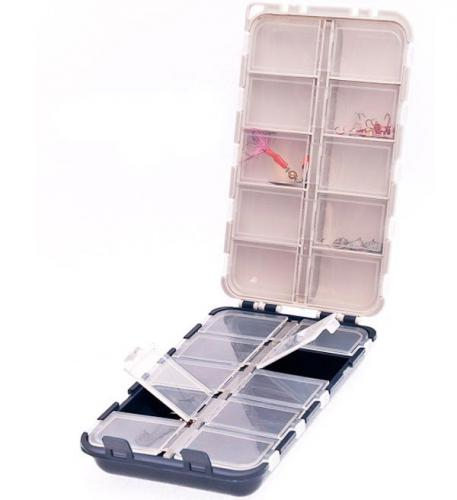 Коробка Adams подвійна 20 осередків з кришками