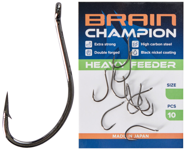 Крючок Brain Champion Heavy Feeder #6 (10 шт/уп)