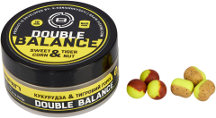 Бойлы Brain Double Balance Sweet Corn &amp; Tiger Nut (кукуруза + тигровый орех) 10+8х12mm