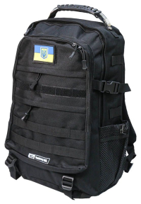 Рюкзак тактичний чорний FR 50л 600D (40шт/міш)