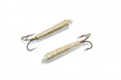 Чортик вольфрамовий з отворами. 3 мм (срібло)