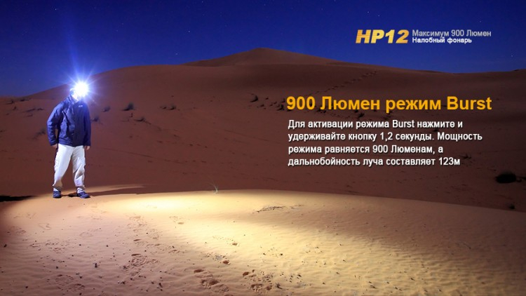 Фонарь Fenix HP12 Cree XM-L2