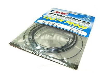 Поводковый материал AFW Titanium Toothproof Blackoxide титановый