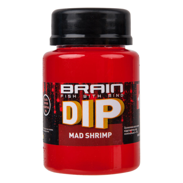 Дип для бойлов Brain F1 Mad Shrimp (креветка) 100ml