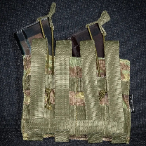 Подсумок двойной под рожки Kirasa мультикам(Арт.KI223)