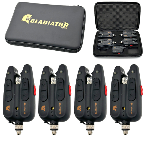Набір сигналізаторів GLADIATOR BL1518 4+1 Black з пейджером+BLUETOOTH