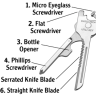 Набір інструментів Swiss+Tech Utili-Key 6-in-1 — фото 4