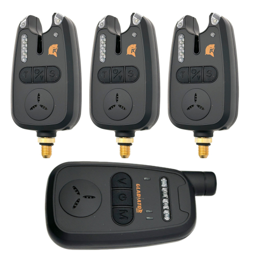 Набір сигналізаторів GLADIATOR RF298 3+1 Black з пейджером