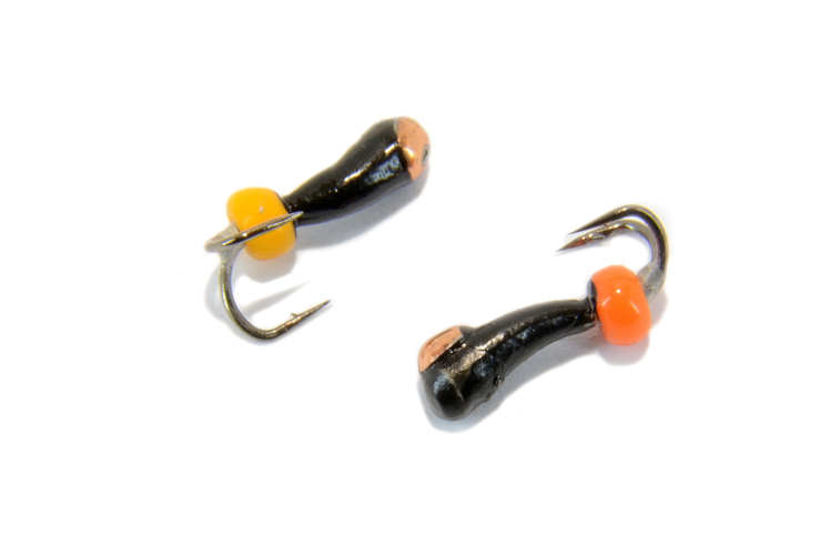 Мормышка вольфрамовая "Коза-Уралочка Перевёртыш" 2.5мм (золото)