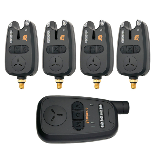 Набір сигналізаторів GLADIATOR RF298 4+1 Black з пейджером