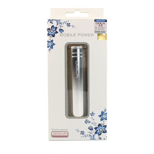 Мобильная батарея DOCA 2600mah