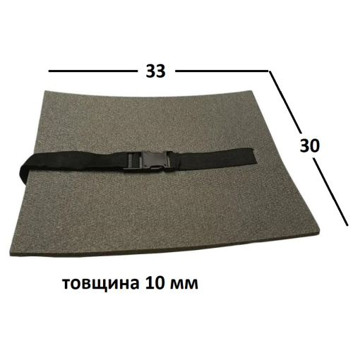 Туристическая сидушка (пенопопа) 33х30 Grey 10 мм (SK0004)