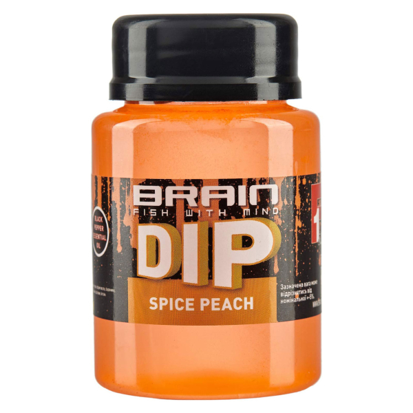 Дип для бойлов Brain F1 Spice Peach (персик/специи) 100ml