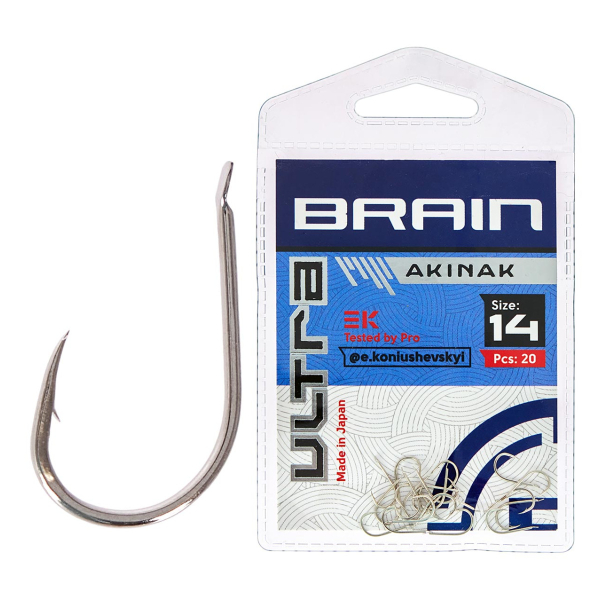 Крючок Brain Ultra Akinak #14 (20шт/уп)