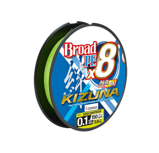 Шнур Owner Kizuna X8 Braid 135м Chartreuse
