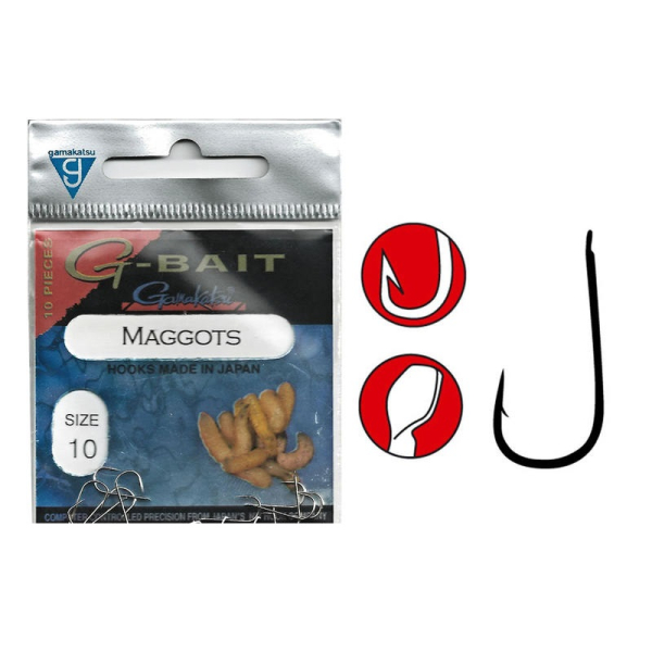 Гачок Gamakatsu G-Bait Maggots