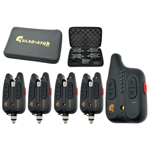 Набір сигналізаторів GLADIATOR RF1118 4+1 Black з пейджером