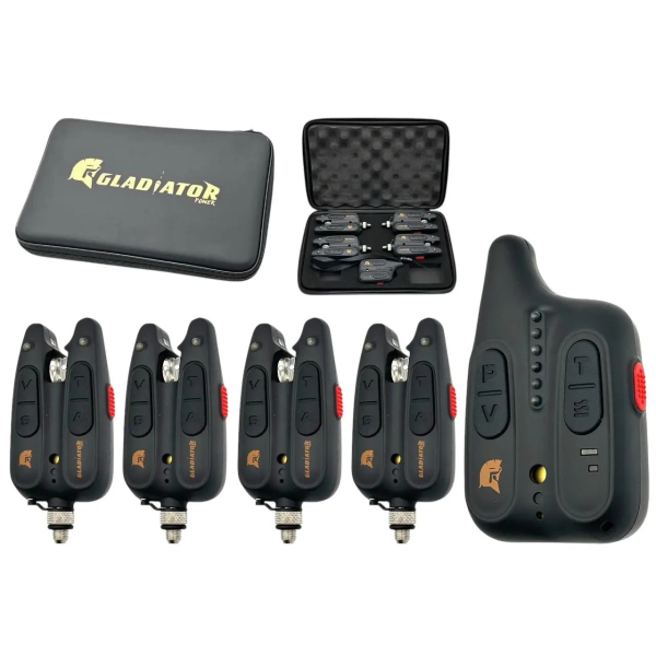 Набір сигналізаторів GLADIATOR RF1118 4+1 Black з пейджером