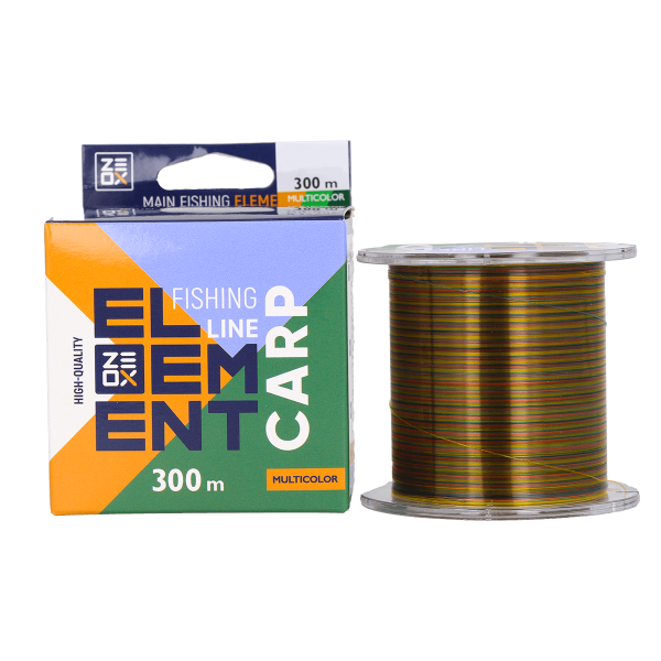 Волосінь ZEOX Element Carp Line 300м Multicolor 0.285мм