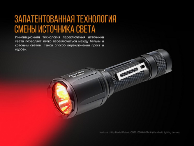 Фонарь Fenix TK25 Red XP-G2