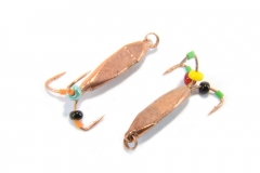 Чёртик вольфрамовая трёхгранный с кольцом 3мм (Медь)