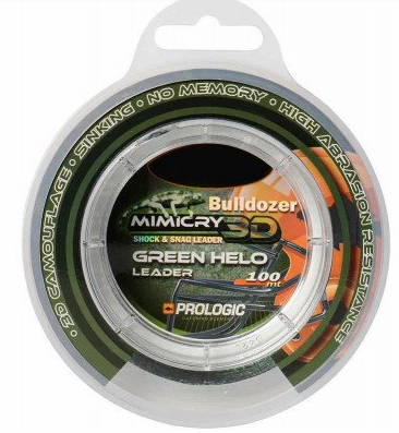 Шок лидер Prologic Mimicry Green Helo Leader 100м 24lbs 11.0кг 0.40мм