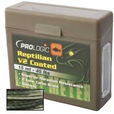 Поводковый матеріал Prologic Reptilian V2 15м Coated Camo Sinking