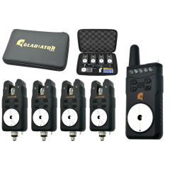 Набір сигналізаторів GLADIATOR RF698 4+1 Black з пейджером