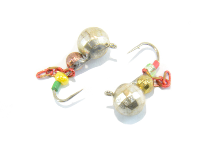 Блешня вольфрамова Куля подвійний 5мм (Срібло)