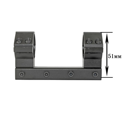 Крепление на оружие для фонаря 2x30mm Ring Telescopic Sights (планка Вивера 9 мм)
