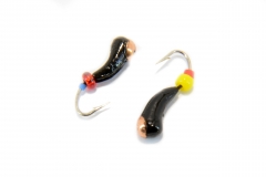 Мормышка вольфрамовая &quot;Уралочка перевёртыш&quot; 2.5мм (медь)