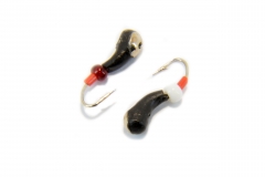 Мормышка вольфрамовая "Уралочка перевёртыш" 2.5мм (серебро)